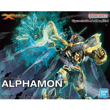Gundam Model Kit Digimon Екшън Фигурка - Figure Rise Digimon Amplified Alphamon