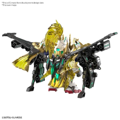 (SDW) Gundam Model Kit Екшън Фигурка - Heroes Zhao Yun 00 Gundam Command Package 1/144