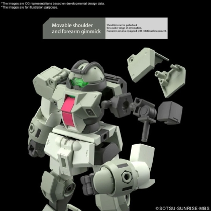 (HG) Gundam Model Kit Екшън Фигурка - Demi Trainer 1/144