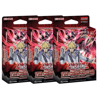 PRE-ORDER: HOBBY COMBO: 3 X Yu-Gi-Oh! TCG - Structure Deck Featuring Jack Atlas