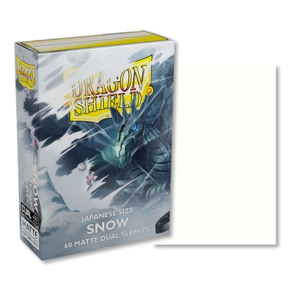 Dragon Shield Малки Протектори за карти 60 броя Dual Матирани - Snow