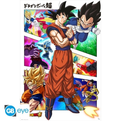 Dragon Ball Super: Голям Плакат - Son Goku & Vegeta