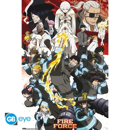Fire Force: Голям Плакат - Key art season 2