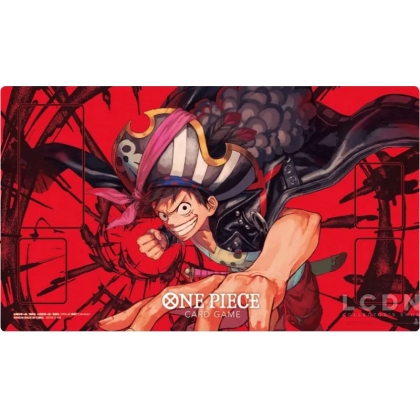 One Piece Card Game - Official Playmat - Monkey D. Luffy Red