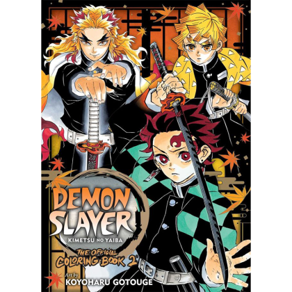 Demon Slayer Kimetsu no Yaiba--Книжка за оцветяване 2