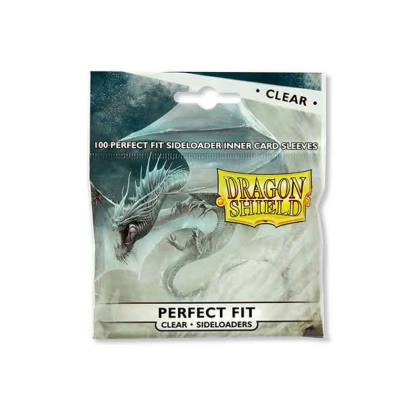 Dragon Shield Големи Протектори за карти Perfect Fit със Странично Поставяне - Прозрачни Протектори 100 броя