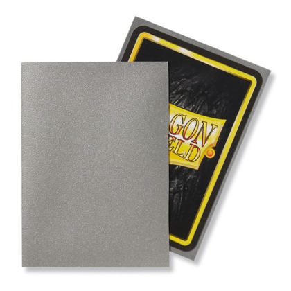 Dragon Shield Standard Card Sleeves 100pc - Matte Silver