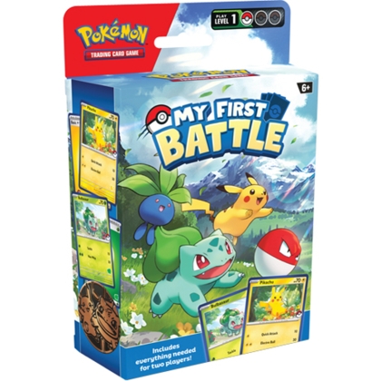 PRE-ORDER: Pokemon TCG My First Battle - Bulbasaur vs Pikachu Комплект Стартови Тестета