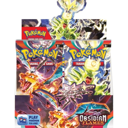 Pokemon TCG Scarlet & Violet 3 Obsidian Flames - Бустер кутия - 36 Бустера