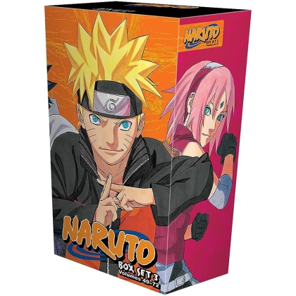 Манга: Naruto Box Set 3 Volumes 49-72  with Premium