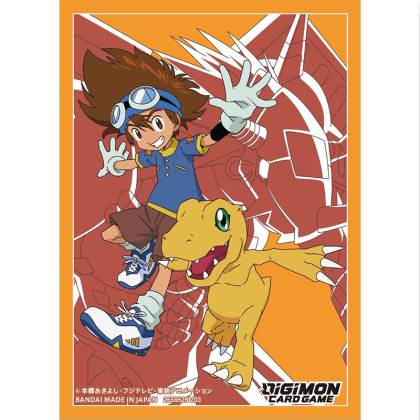 Digimon Card Game Стандартни Протектори за карти 60 броя - Tai Kamiya & Agumon