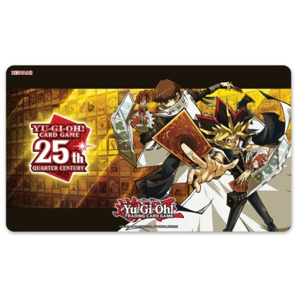 PRE-ORDER: Yu-Gi-Oh! TRADING CARD GAME Yugi & Kaiba Quarter Century  - Game Mat