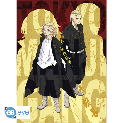 Tokyo Revengers: Плакат - Mikey & Draken - Damaged