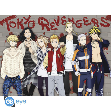 Tokyo Revengers: Плакат - Casual Tokyo Manji Gang - Damaged