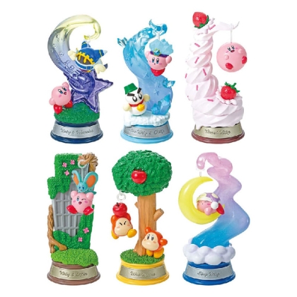Kirby Mini: Кутийка с Chibi Фигурка - Късметче - Swing Kirby in Dreamland