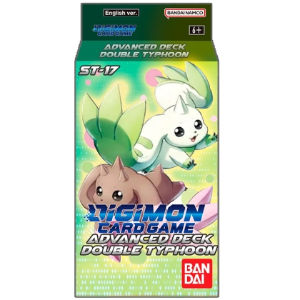 PRE-ORDER: Digimon Card Game - Тесте за Игра за Напреднали ST17 Double Typhoon 