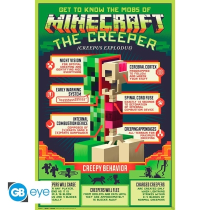 Minecraft Голям Плакат - Creepy Behaviour