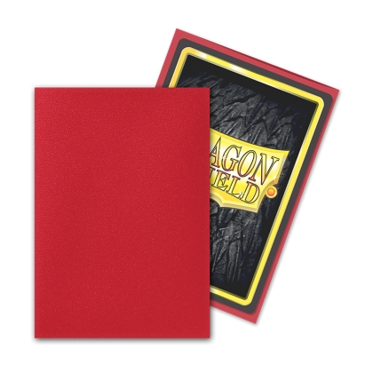 " Dragon Shield " Small Card Sleeves 60pc Matte - Ruby 'Geledar' 
