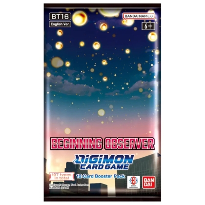 PRE-ORDER: Digimon Card Game - Begining Observer BT16  - Booster Pack