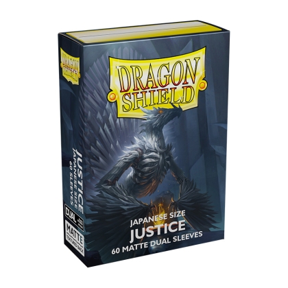 Dragon Shield Japanese size Dual Matte Sleeves - Justice (60 Sleeves)
