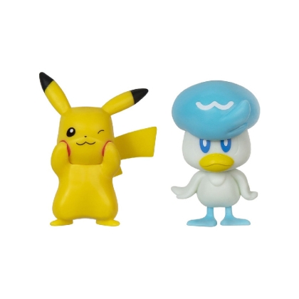 Pokemon: Екшън Фигурки Комплект - Pikachu & Quaxly