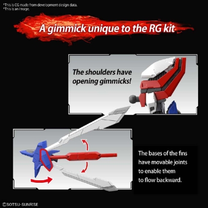(RG) Gundam Model Kit Екшън Фигурка - 37 God Gundam 1/144