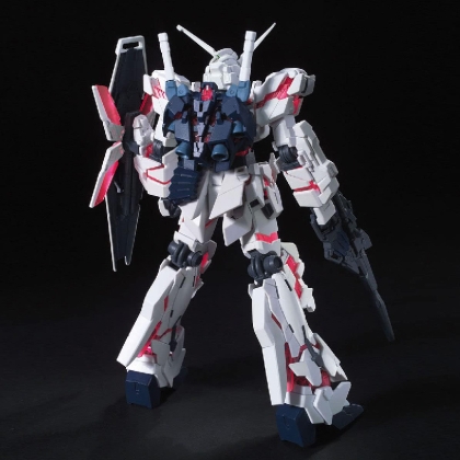 (HGUC) Gundam Model Kit Екшън Фигурка - 100 RX-0 Unicorn Gundam Destroy Mode 1/144 