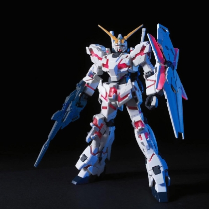 (HGUC) Gundam Model Kit Екшън Фигурка - 100 RX-0 Unicorn Gundam Destroy Mode 1/144 
