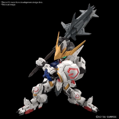 (MGSD) Gundam Model Kit Екшън Фигурка - Gundam Barabatos (Mobile Suit Gundam: Iron-Blooded Orphans) 1/100