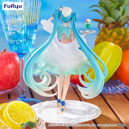 Hatsune Miku PVC Statue  - atsune Miku SweetSweets Series Melon Soda Float 18 cm