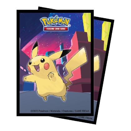 Pokemon TCG: Големи Протектори за карти 65 броя - Shimmering  Skyline - Pikachu