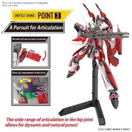 (HG) Gundam Model Kit Екшън Фигурка - Yf-29 Durandal Valkyrie Alto 1/100