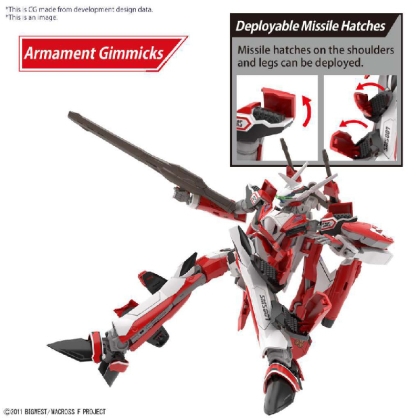 (HG) Gundam Model Kit Екшън Фигурка - Yf-29 Durandal Valkyrie Alto 1/100