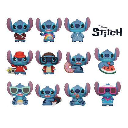 Lilo & Stitch PVC Bag Clips - Stitch