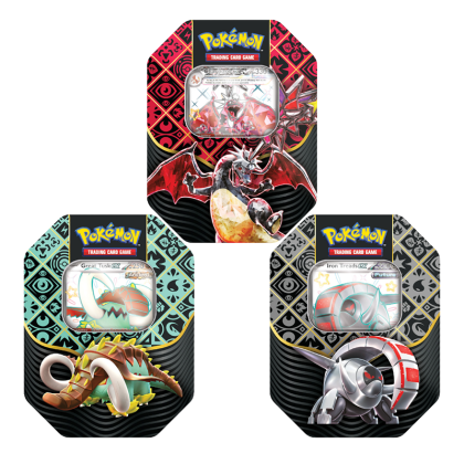 Pokemon TCG Scarlet & Violet Paldean Fates - Тин Shiny Charizard EX