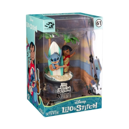 Disney's Lilo & Stitch:  Stitch Figure - Lilo & Stitch Surfboard