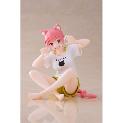 The Quintessential Quintuplets 2 PVC Statue Desktop - Ichika Nakano Newley Written Cat Roomwear Ver. 13 cm