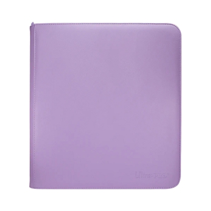 UP - 12 -Pocket Zippered Pro-Binder - Purple