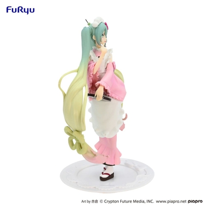 Hatsune Miku Exceed Creative PVC Statue - Matcha Green Tea Parfait Cherry Blossom Ver. 20 cm