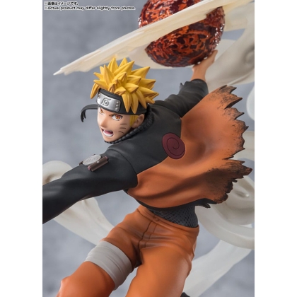 Naruto Shippuden Figuarts ZERO Extra Battle Колекционерска Фигурка - Naruto Uzumaki-Sage Art: Lava Release Rasenshuriken 