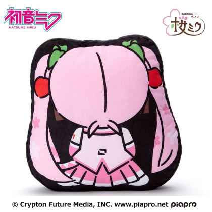 Hatsune Miku 2D Плюшена Играчка - Sakura Miku 34cm