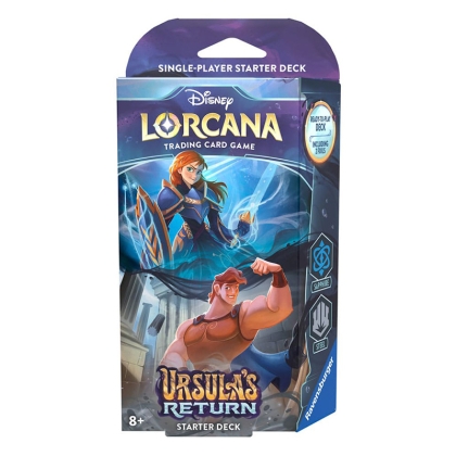 Disney Lorcana TCG Ursula's Return Starter Deck - Anna & Hercules (Sapphire/Steel)