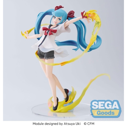 Hatsune Miku: Project DIVA MEGA 39's Figurizm Luminasta Колекционерска Фигурка - Hatsune Miku Shiny T.R.