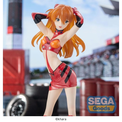 Evangelion Luminasta Колекционерска Фигурка - Evangelion Racing Asuka Shikinami Langley Pit Walk 