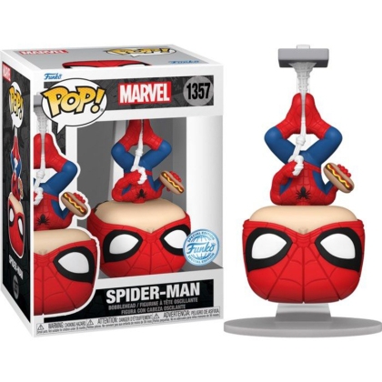 Marvel Funko Pop Колекционерска Фигурка - Spider-Man with Hot Dog (Special Edition) #1357 Booble Head