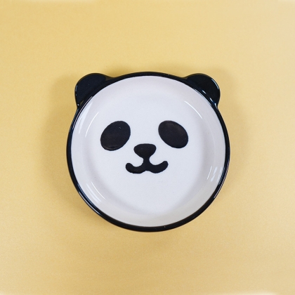 Set Ceramic Cup + Plate/Lid - Panda