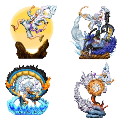 One Piece Petitrama Колекционерска Фигурка - Logbox Re Birth Gear Fifth Special Set 