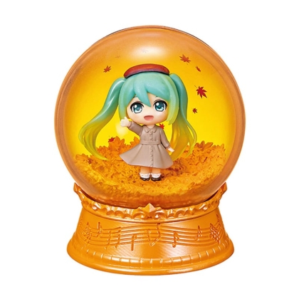 Hatsune Miku Mini Кутийка с Chibi Фигурка - Късметче - Snowglobes Scenery Domes