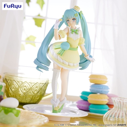 Hatsune Miku Exceed Creative Колекционерска Фигурка - SweetSweets Series Macaroon Citron Color Ver. 