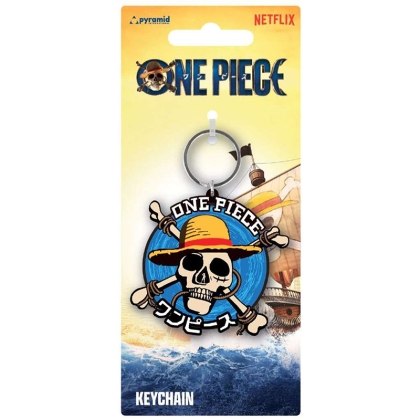 One Piece Live Action Гумен Ключодържател - Straw Hat